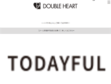 Tablet Screenshot of double-heart.jp
